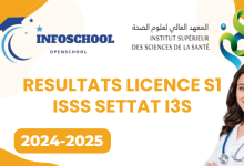 Resultats Licence S1 ISSS Settat I3S 2024-2025