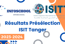 Résultats Présélection ISIT Tanger 2024-2025