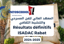 Résultats définitifs ISADAC Rabat 2024-2025