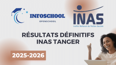 Résultats Définitifs INAS Tanger 2025-2026