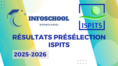 Résultats Présélection ISPITS 2025-2026