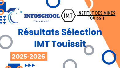 Résultats Sélection IMT Touissit 2025-2026