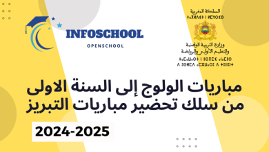 مباريات الولوج إلى السنة الاولى من سلك تحضير مباريات التبريز