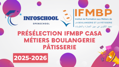 Présélection IFMBP Casa Métiers Boulangerie pâtisserie 2025-2026