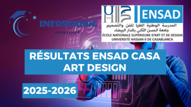 Résultats ENSAD Casa Art Design 2025-2026