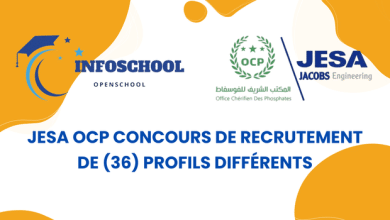 JESA OCP Concours de Recrutement de (36) Profils Différents