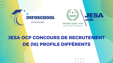 JESA OCP Concours de Recrutement de (16) Profils Différents
