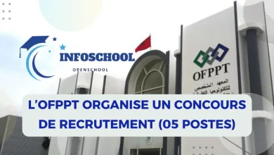 L’OFPPT Organise un Concours de Recrutement (05 Postes)