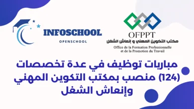 مباريات توظيف في عدة تخصصات (124) منصب بمكتب التكوين المهني وإنعاش الشغل