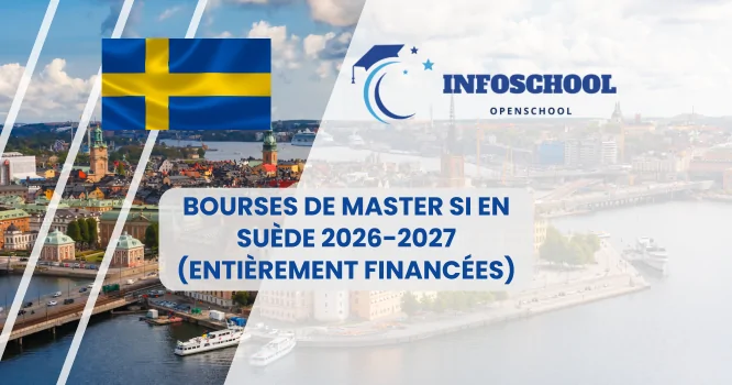 Bourses de master SI en Suède 2026-2027 (entièrement financées)
