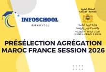 Présélection Agrégation Maroc France session 2026